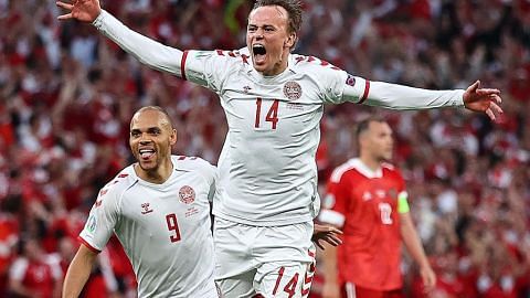 Denmark buat kejutan belasah Russia 4-1 untuk mara