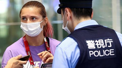 Krystsina selamat dalam jagaan polis Jepun selepas dipaksa pulang