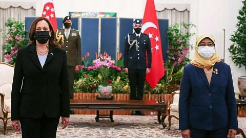 Presiden Halimah, Naib Presiden AS Harris sahkan hubungan kukuh dua negara