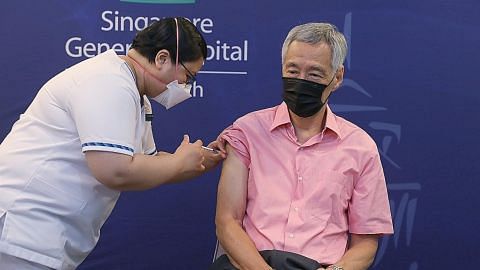 PM Lee galak warga ambil dos vaksin penggalak Covid-19
