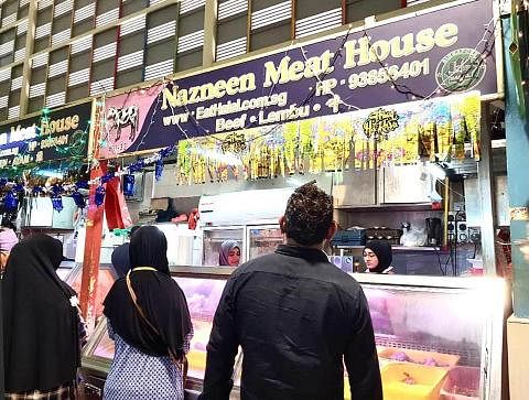 PELBAGAI SUMBER BEKALAN: Pemilik Nazneen Meat House, Encik Khaja Maideen, antara lain berkata bekalan daging yang dijualnya datang daripada pelbagai pembekal berbeza. - Foto NAZNEEN MEAT HOUSE