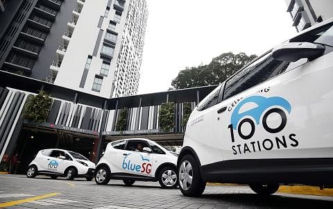 KONGSI KERETA ELEKTRIK: BlueSG menawarkan pilihan menggunakan kereta elektrik yang lebih mesra alam. - Foto fail