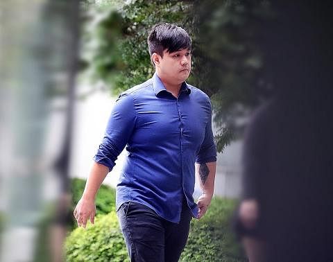 PENIPUAN DALAM TALIAN: Mark Teo Sin Yan dihukum penjara serta didenda $500 semalam. - Foto BH oleh KELVIN CHNG