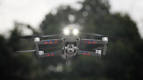 Dron pengawas bahaya dari udara