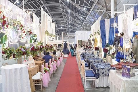 PAMERAN TERBESAR PENGANTIN: Pameran di Singapore Expo akan sediakan keperluan lengkap perkahwinan di bawah satu bumbung. - Foto MEGAXPRESS INTERNATIONAL