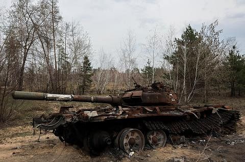 KOMPONEN CHINA DITEMUI: Perisikan dari medan perang yang dikumpul oleh pakar Ukraine mendapati komponen yang dibuat China dalam peralatan Russia. - Foto REUTERS