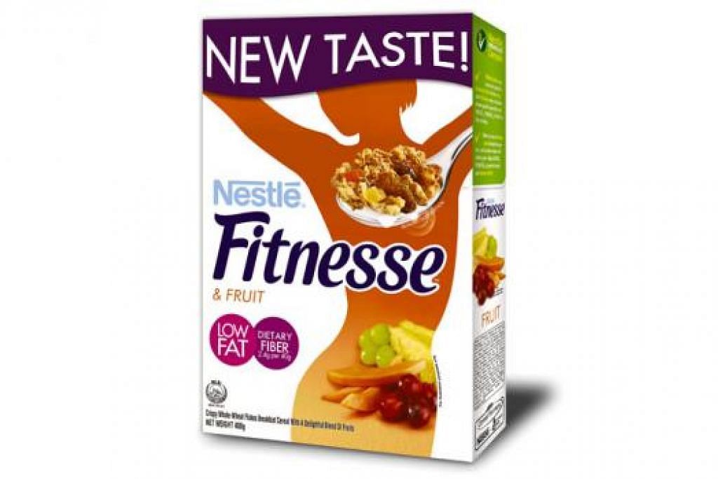 Resipi baru bijirin Nestle Fitnesse diperbuat daripada 40 hingga 53 peratus bijirin penuh. - Foto NESTLE