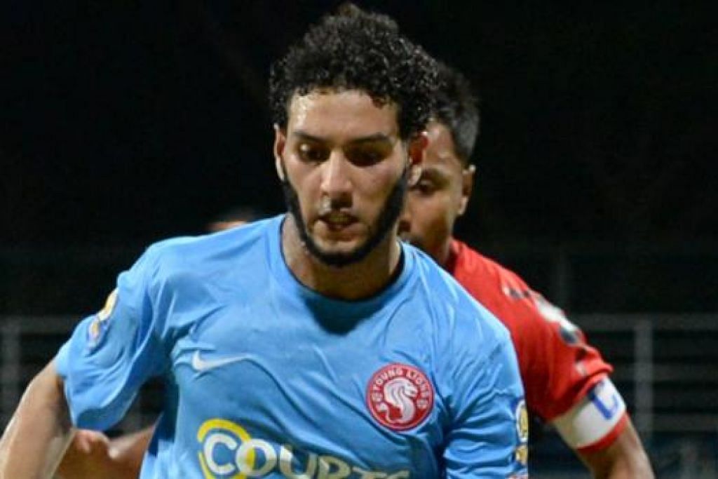 BAKAL JADI SINGA?: El-Masri, 24 tahun (gambar), mula menyertai Home United pada 2009, manakala Webb, 26 tahun, tiba pada 2010 untuk beraksi bersama Hougang United. - Foto fail