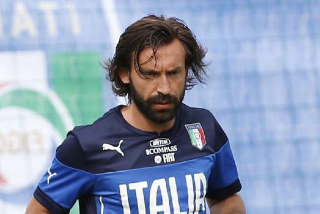 SI ARKITEK ITALY: Adrea Pirlo bijak mencipta peluang gol. - Foto REUTERS