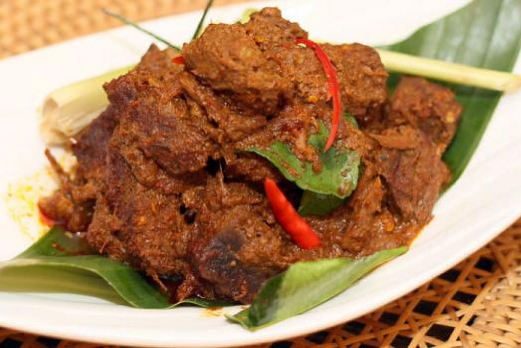 CUKUP MENYELERAKAN: Rendang Daging Sumatera dari Restoran Indonesia Kintamani. - Foto RESTORAN INDONESIA KINTAMANI