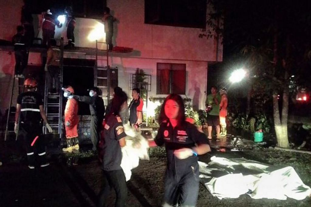17 maut, dua hilang dalam kebakaran asrama pelajar perempuan di Chiang Rai