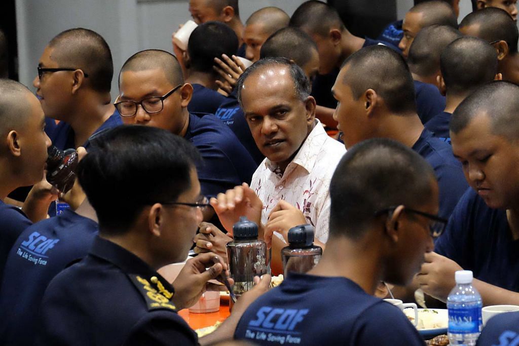 Shanmugam sertai rekrut SCDF bersahur