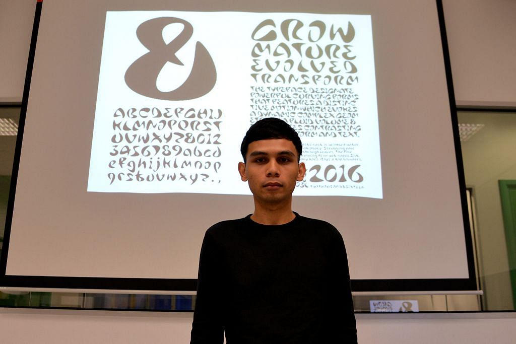 Pelajar Nafa menang peraduan tipografi 11 terbaik dunia