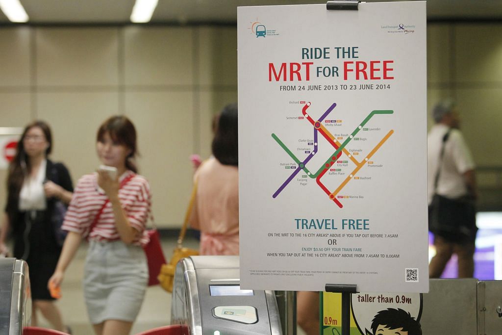 Skim naik MRT percuma waktu pagi dilanjut hingga 30 Jun tahun depan