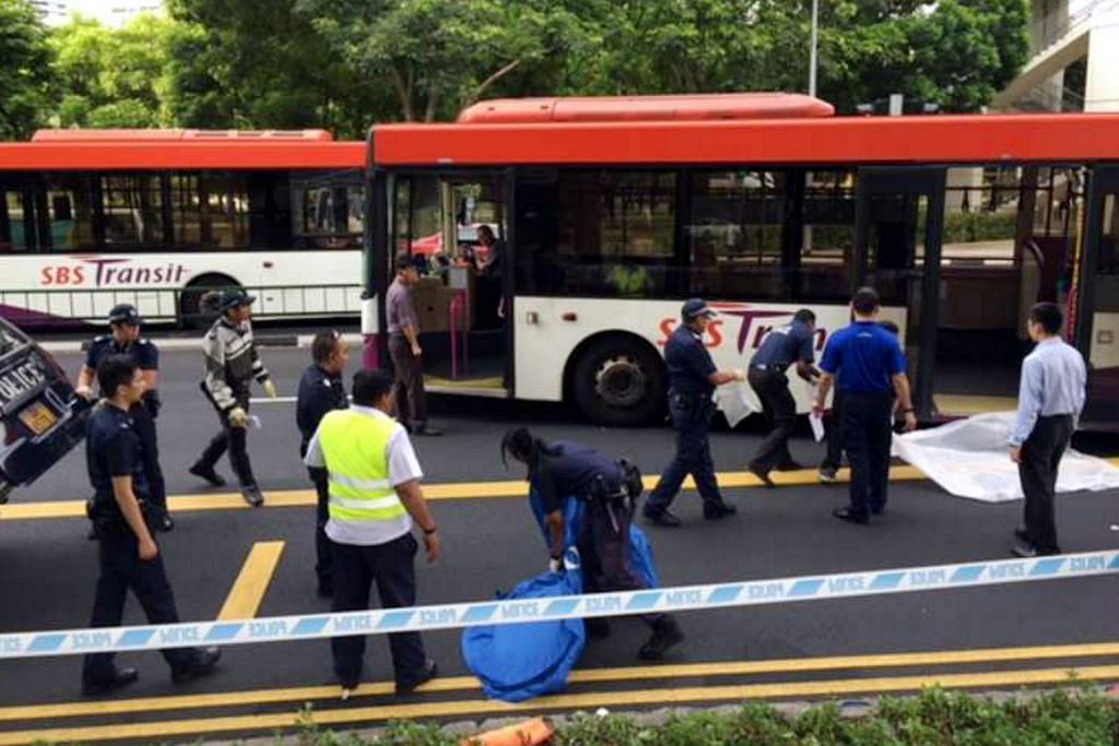 Pejalan kaki warga emas maut dilanggar bas