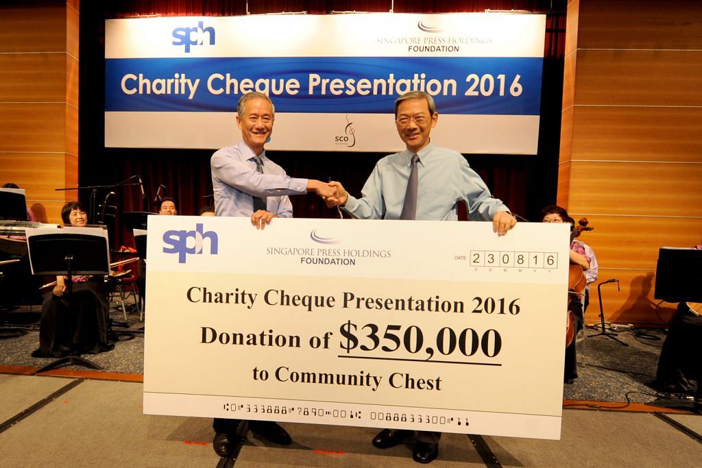 ComChest terima sumbangan $350,000 daripada SPH dan Yayasan SPH
