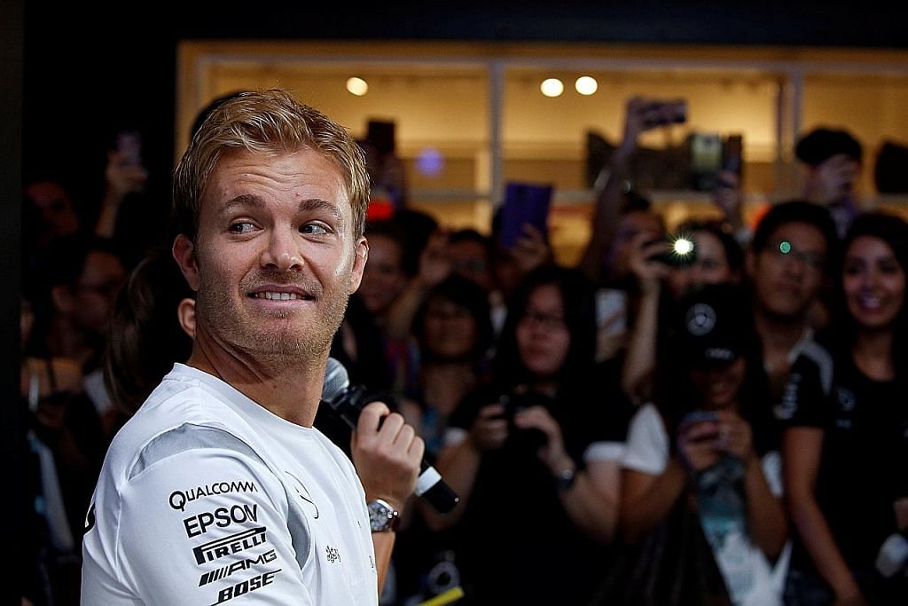 Rosberg luah rasa yakin dan azam menangi perlumbaan Ahad ini GRAND PRIX SINGAPURA SINGAPORE AIRLINES