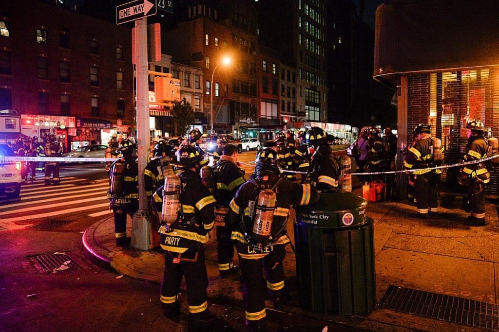 Hampir 30 cedera dalam letupan kuat di Manhattan