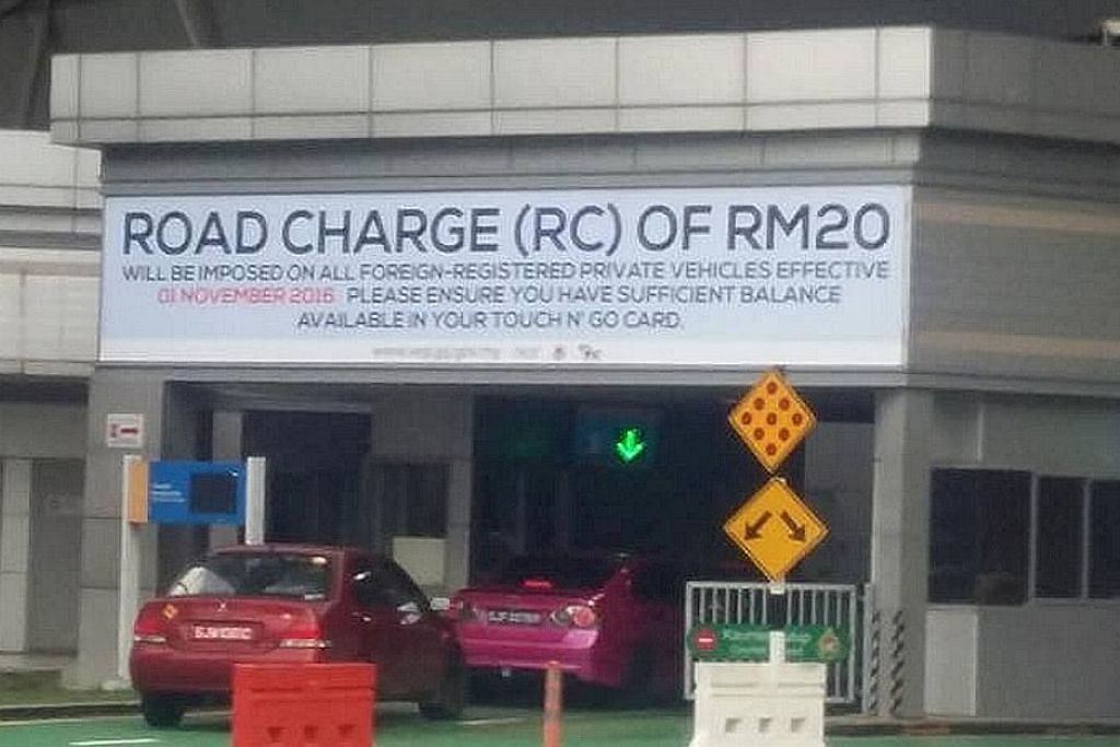ISU PEMBAYARAN CAJ JALAN Kereta asing bayar RM20 jika masuk Johor mulai hari ini