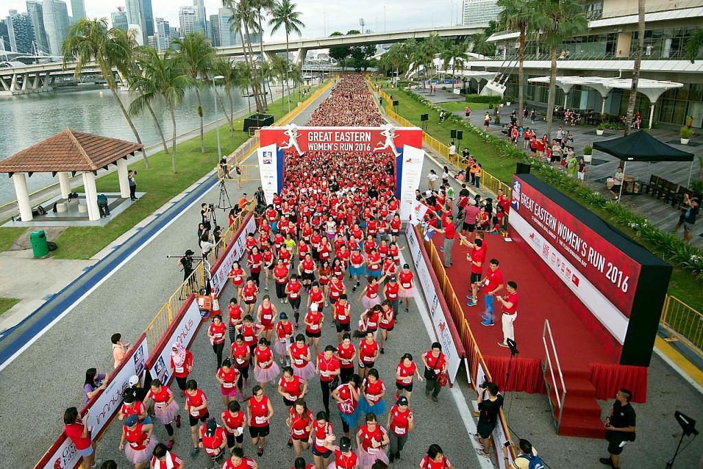 Maraton sokong wanita jaya kumpul lebih $65,000