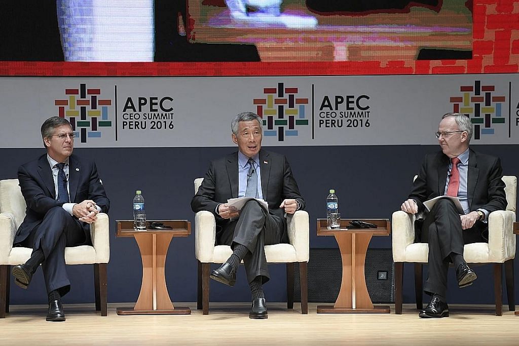 SIDANG PUNCAK APEC 2016 PM Lee: Sistem dagang dunia bakal terjejas jika AS pisahkan diri
