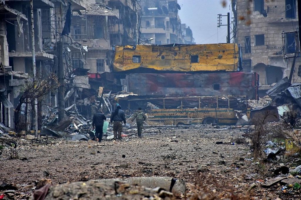 Orang awam, pemberontak mula tinggalkan Aleppo