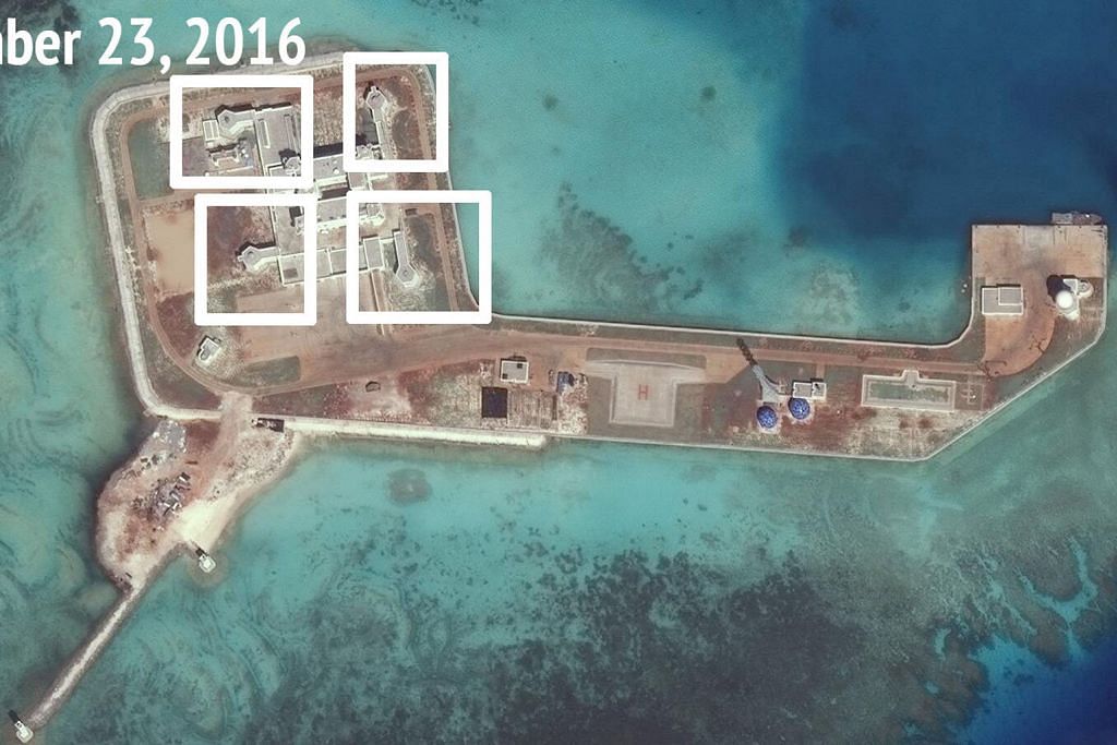 China pasang senjata di kesemua tujuh pulau buatan di Laut China Selatan