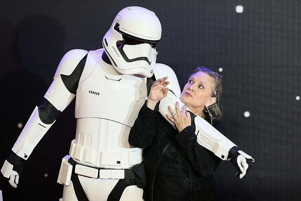 Pelakon Star Wars, Carrie Fisher, meninggal dunia
