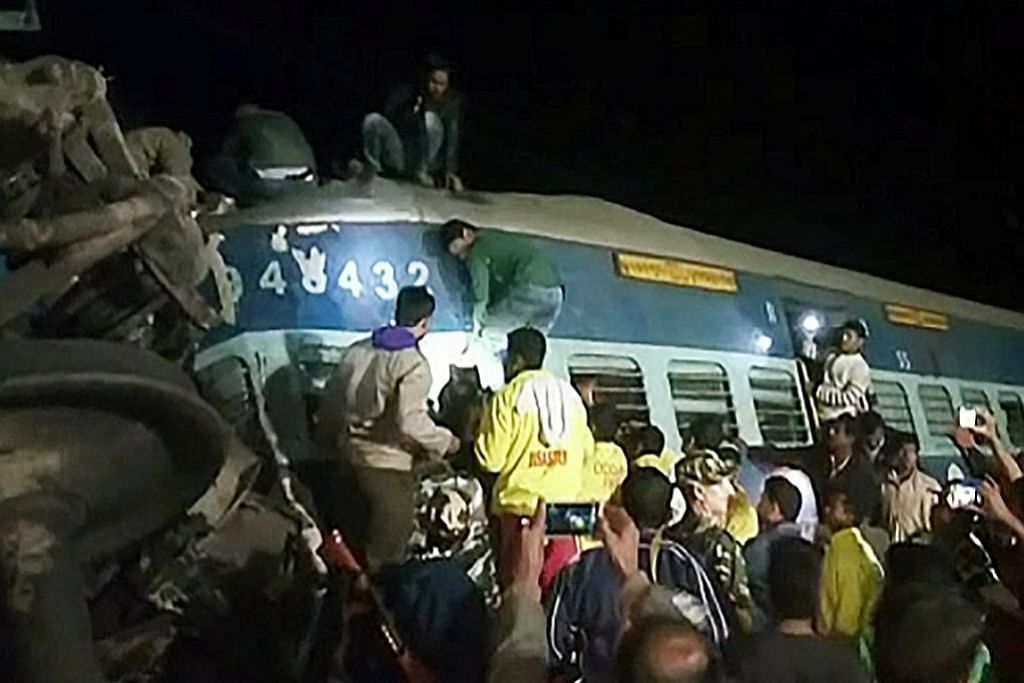 Puluhan maut selepas kereta api tergelincir di tenggara India