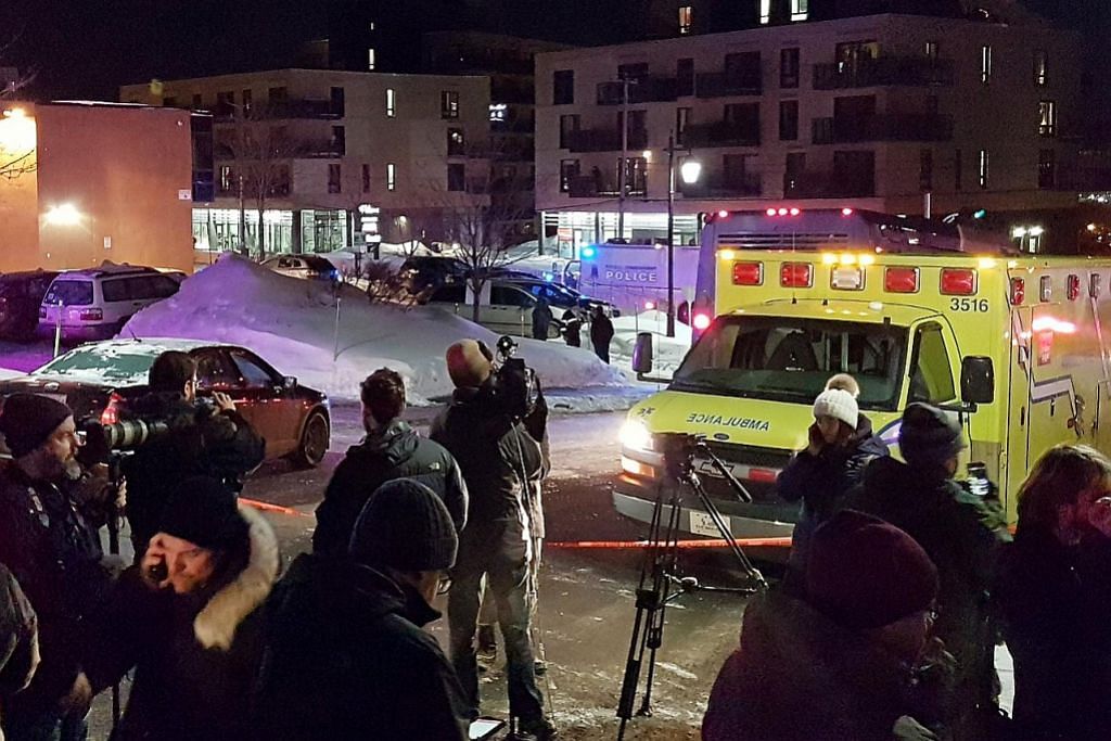 Enam maut ekoran kejadian tembak di masjid di Canada