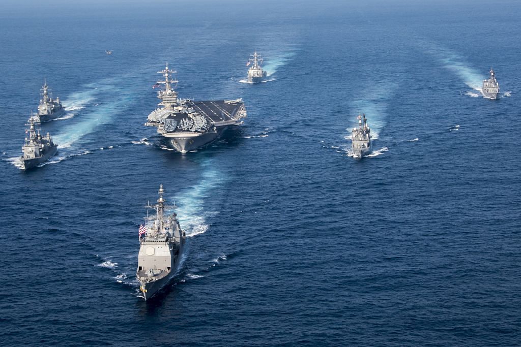 Armada Amerika tunjuk kuat dekat semenanjung Korea