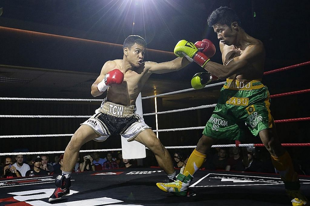 TINJU Ridhwan petinju pertama S'pura menjuarai WBA Asia