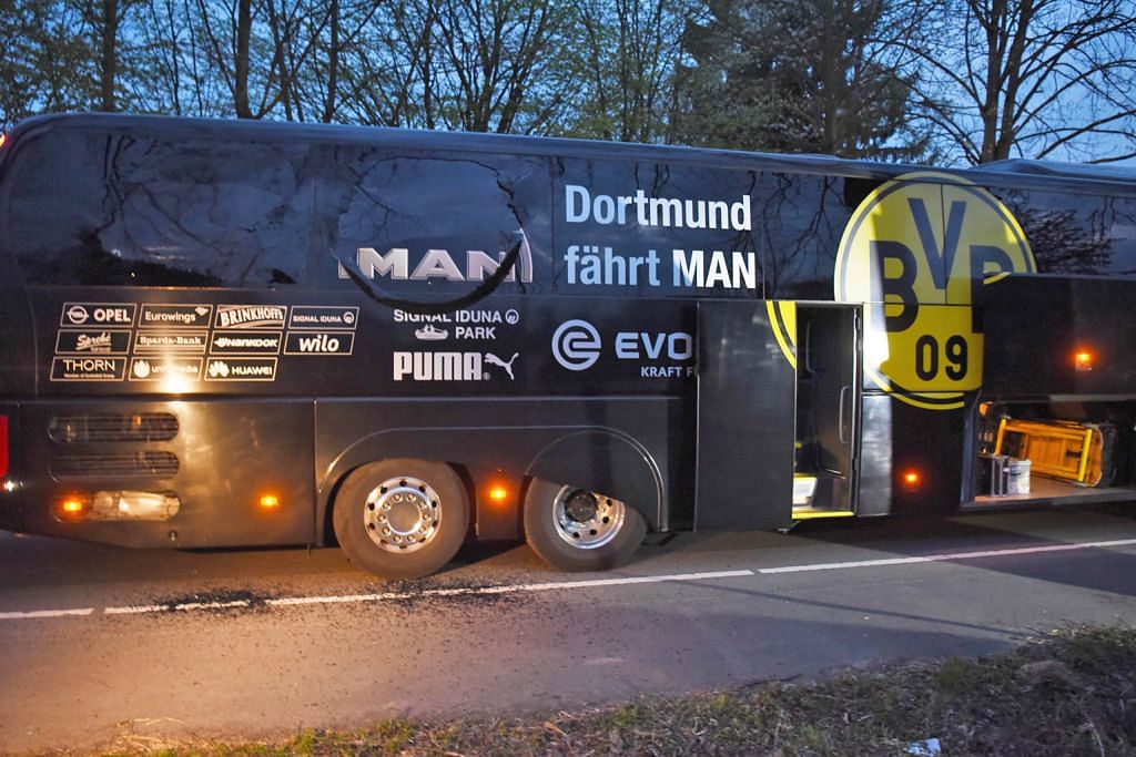 Bas bawa pasukan Dortmund sasaran letupan