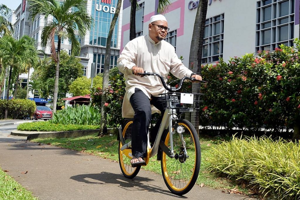 Mudah guna khidmat kongsi basikal di Tampines