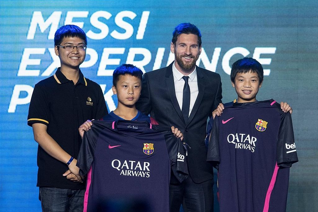 Messi bakal buka taman riadah di China