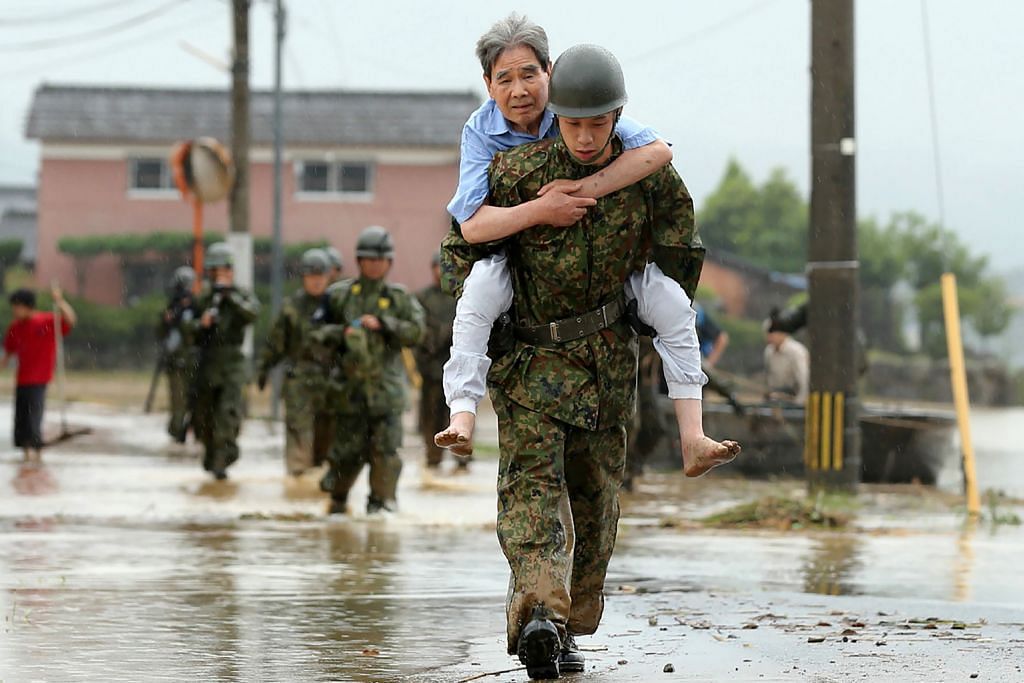 15 hilang dalam banjir di Jepun