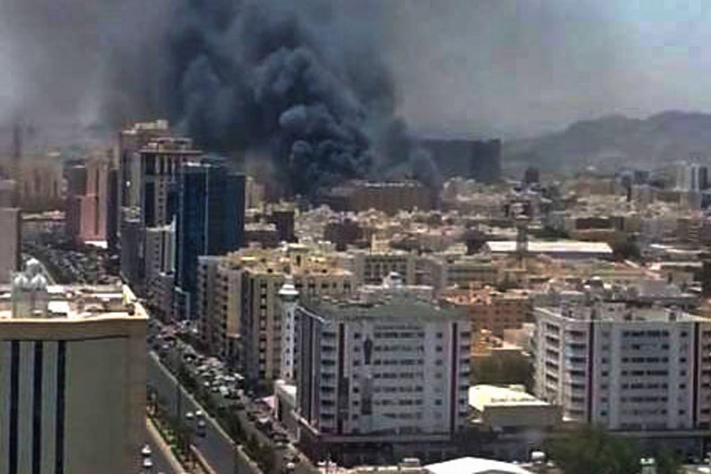 Hotel di Makkah terbakar