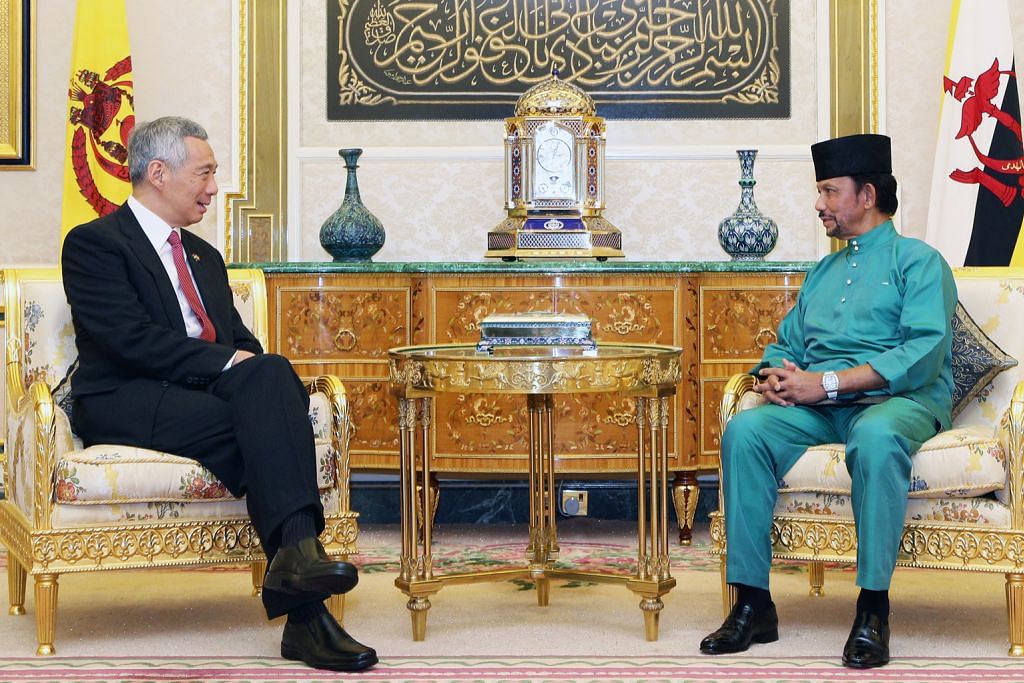 PM Lee temui Sultan Brunei