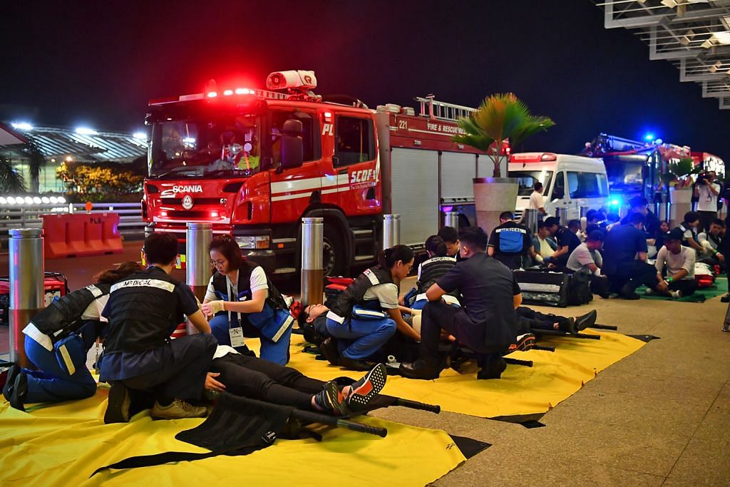 'Serangan pengganas' di Changi dapat diatasi dengan pantas
