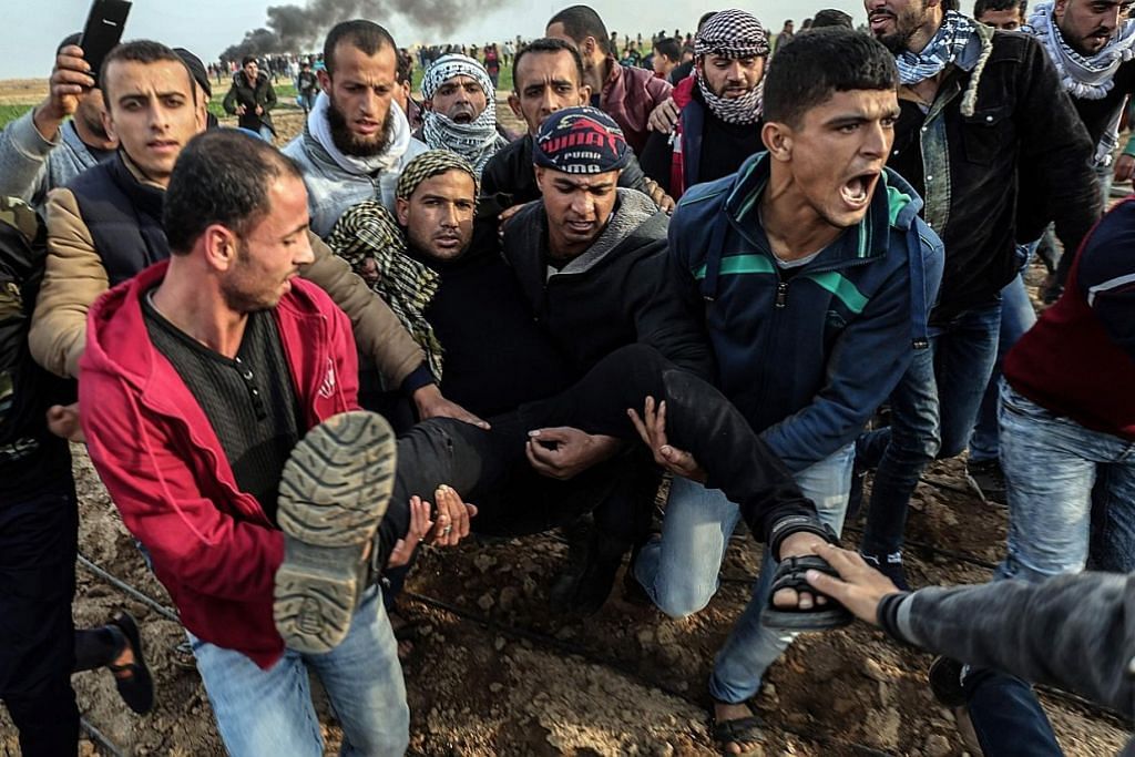Puluhan cedera di Gaza, Tebing Barat dalam protes