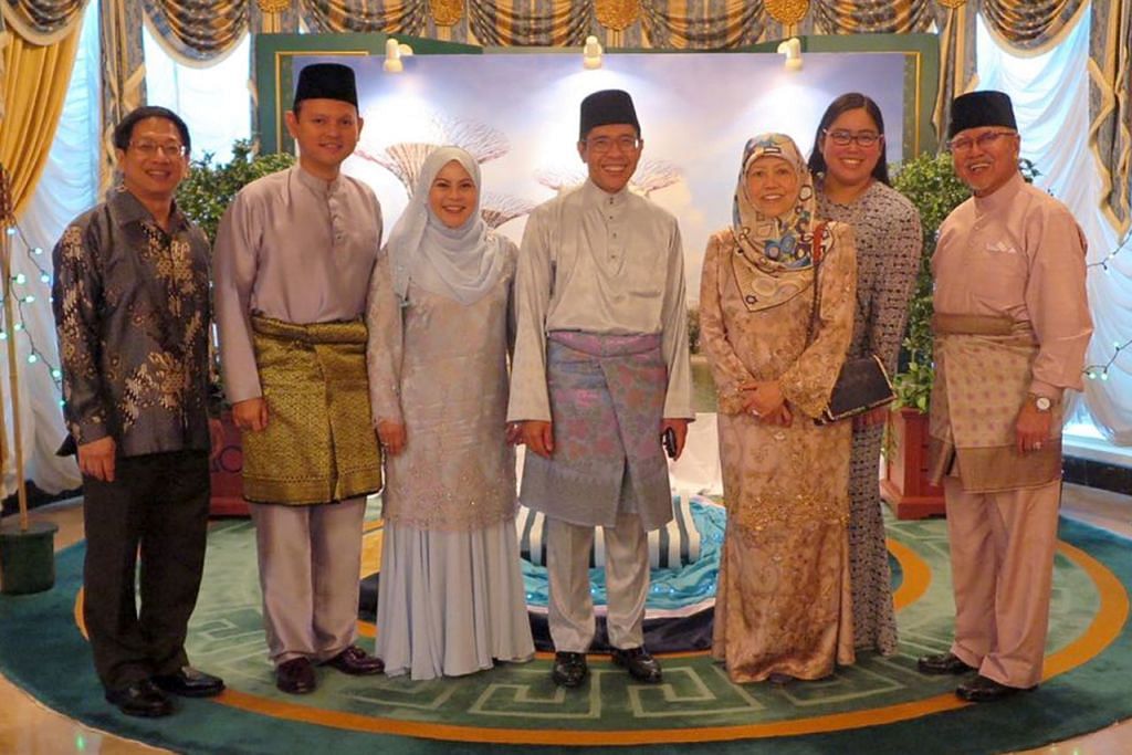 Maliki, rombongan Su0027pura hadiri rumah terbuka Hari Raya di Brunei 