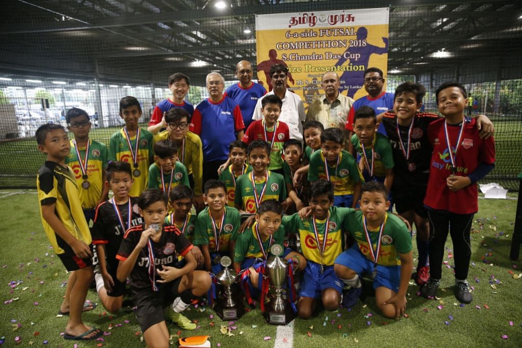 Tamil Murasu’s futsal tournament 2018 at FutsalArena@Yishun