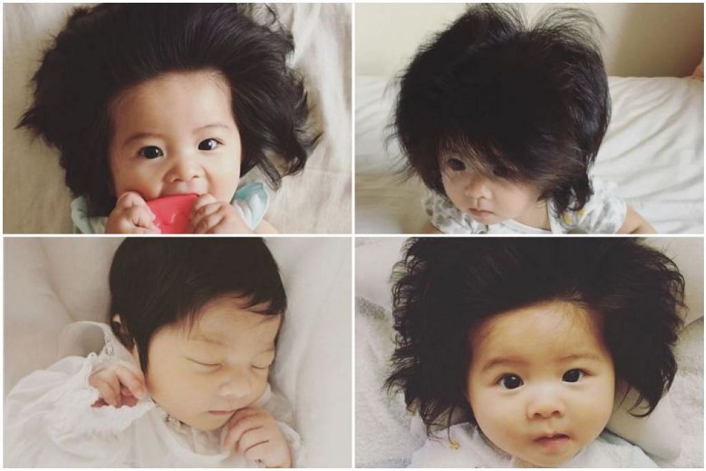 7-month-old Japanese girl with full head of thick hair becomes latest Instagram sensation