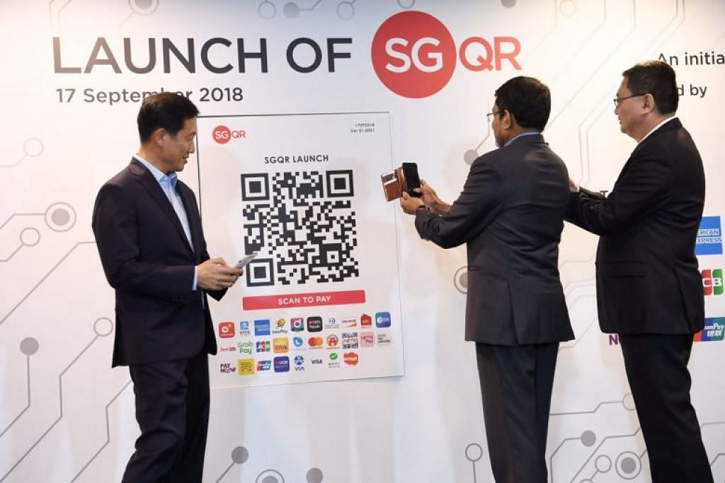Universal SGQR code for cashless payments, interbank fund transfer system to be opened to non-banks