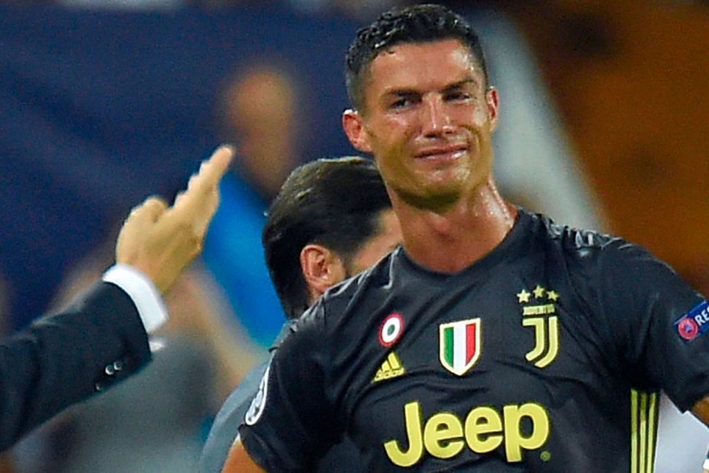 Ronaldo dibuang padang, namun Juventus menang mudah atasi Valencia