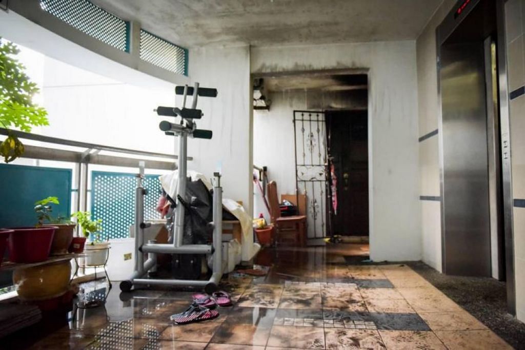 63-year-old woman dead, 3-year-old taken to hospital after fire at Punggol Central flat