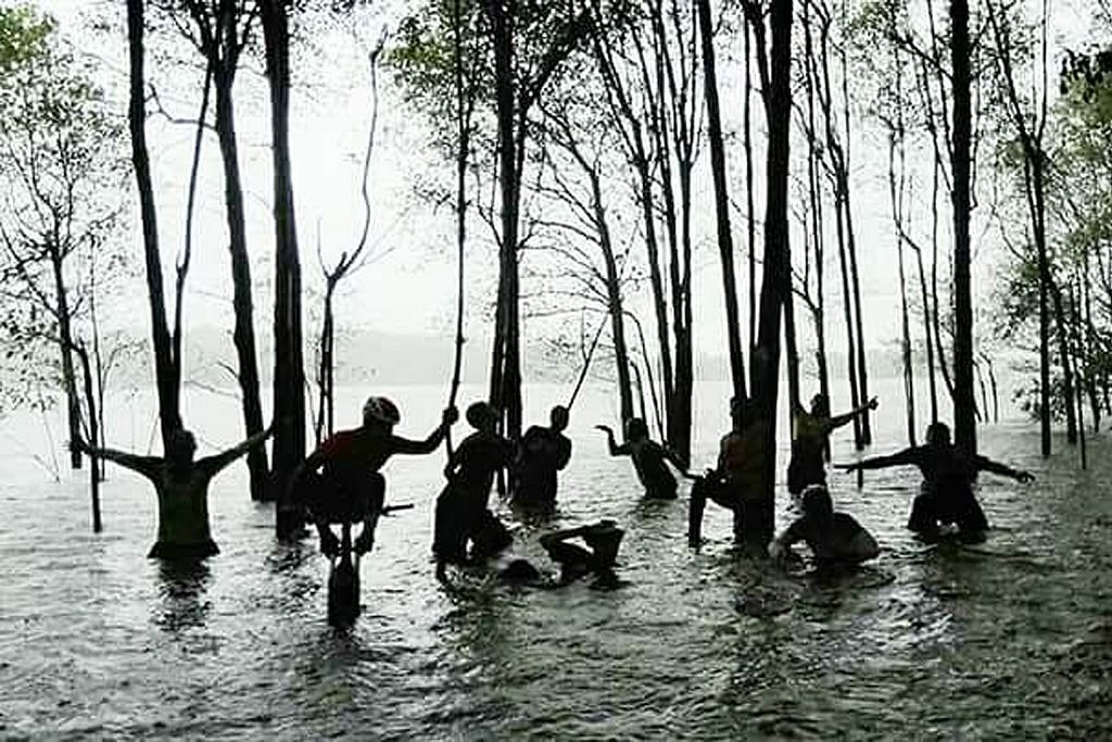 Cabaran berbasikal di hutan Plentong, Johor