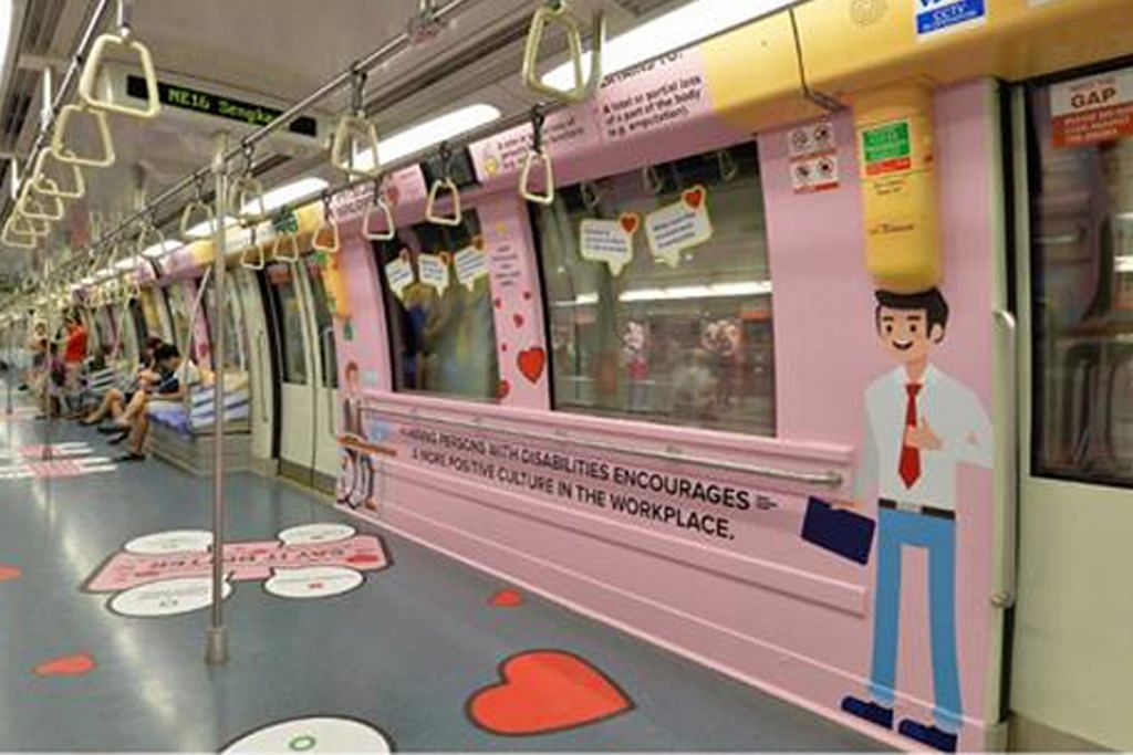 LTA, SBS Transit lancar kereta api bertema, didik penumpang agar peka dan prihatin