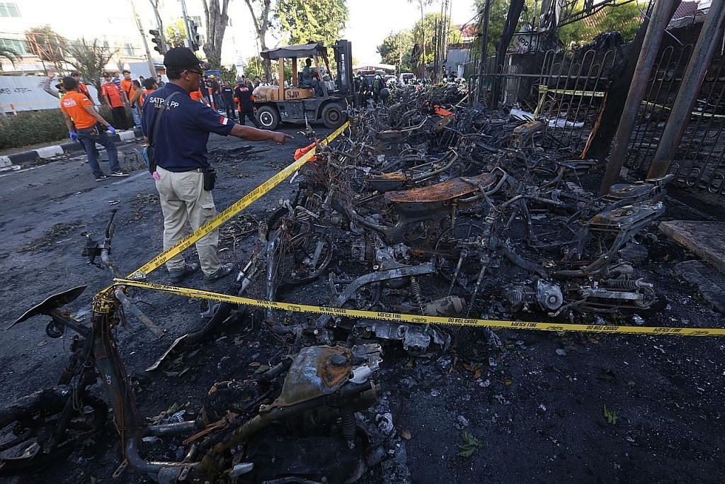 Polis Indonesia tahan 37 berkaitan kes bom bunuh diri di Surabaya