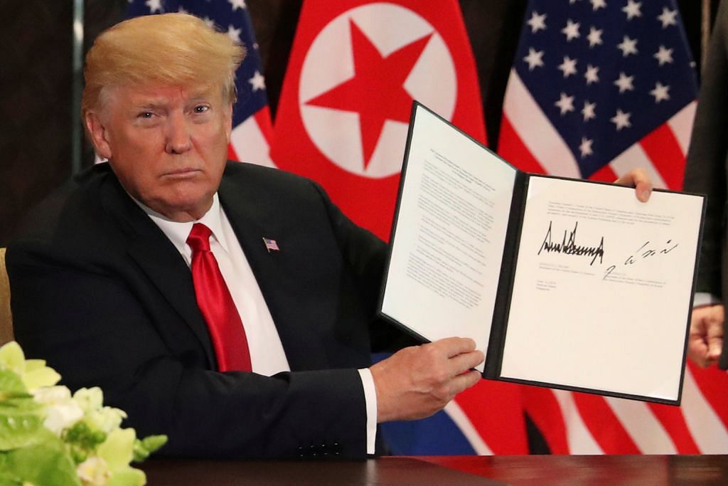 SIDANG PUNCAK AMERIKA SYARIKAT-KOREA UTARA Kim komited hapus nuklear, Trump jamin keselamatan Pyongyang